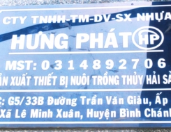 CÔNG TY TNHH TM DV SX NHỰA HƯNG PHÁT