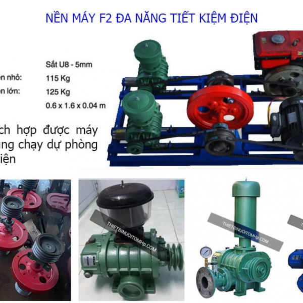 GIỚI THIỆU MẪU NỀN MÁY F2 ĐA NĂNG TIẾT KIỆM ĐIỆN