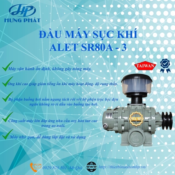  Đầu máy sục khí ALET SR80A-3